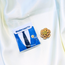 Wooden Lapel Pin