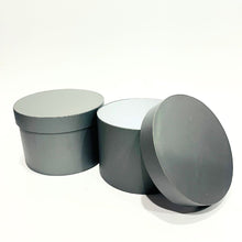 Empty Gift Box - Grey Cylinder Box