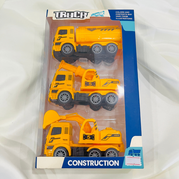 Construction Toy Truck Set