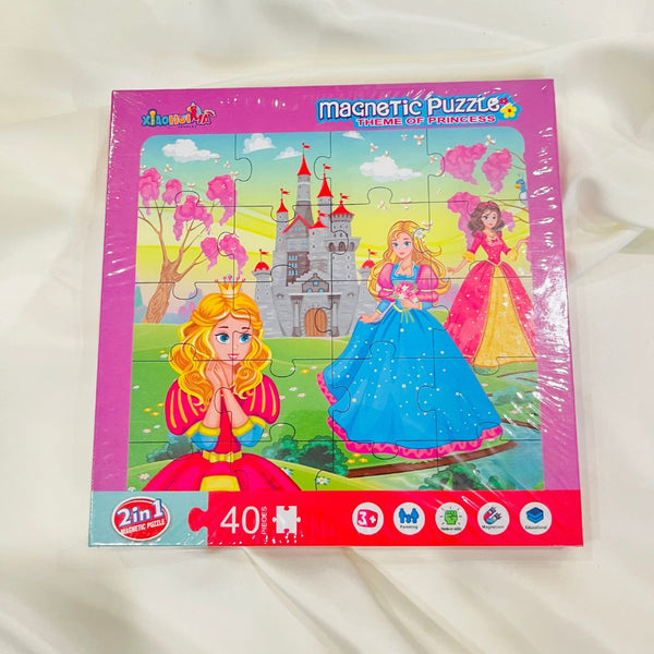 Princess Magnetic Puzzle 3+ Years - 40 Pieces
