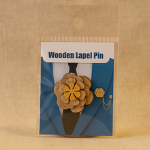 Wooden Lapel Pin