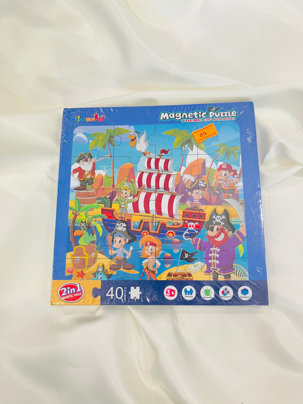 Pirate Magnetic Puzzle 3+ Years - 40 Pieces
