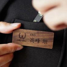 Wooden Lapel Pin